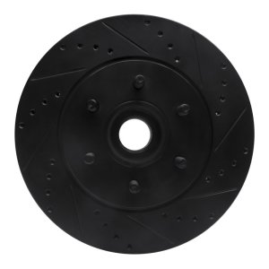 Ford F-150 Brake Rotor (1) - Front Right - R1 Concepts - Drilled & Slotted - Black - `04-`08